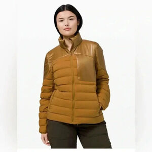 Lululemon Navigation Stretch Down Jacket,  Spiced Bronze, size 8